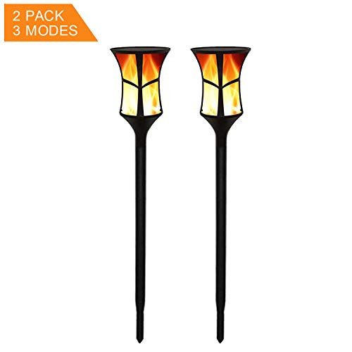 Solar Lights Outdoor Upgraded, Waterproof Flickering Flames Torch Lights Outdoor Solar Spotlights Landscape Decoration Lighting 96 LED Dusk to Dawn Auto On/Off Security Torch Light (2 Pack) Solar Lights Outdoor Upgraded, Waterproof Flickering Flames Torch Lights Outdoor Solar Spotlights Landscape Decoration Lighting 96 LED Dusk to Dawn Auto On/Off Security Torch Light (2 Pack)