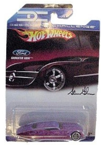 Hot Wheels Designers Challenge Series Issue- Ford Gangster Grin Red Fade/Purple Flamz Detailed Signiture 1/64 2007 1-64 Scale