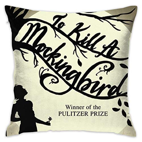 CCGGJPYI to Kill A Mockingbird Decorative Throw Pillow Cover for Bedroom Couch Sofa Red Camo Pillowcase Pillow Cover Cushion Cover 18 x 18 Inches