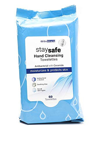 Stay Safe Antibacterial Hand Cleansing Towelettes