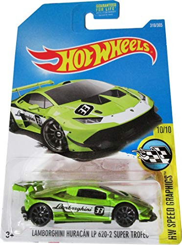Hot Wheels Lamborghini Huracan Lp 620-2 Super Trofeo - Speed Graphics -Light Green-