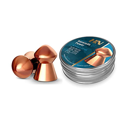 Haendler and Natermann H and N Baracuda Power Domed Airgun Pellets .22 Caliber / 21.14 Grains -200 Count- Haendler and Natermann H and N Baracuda Power Domed Airgun Pellets .22 Caliber / 21.14 Grains -200 Count-