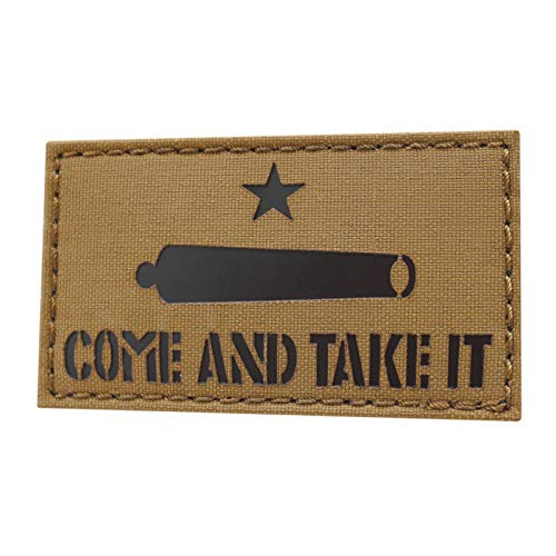 Tactical Freaky IR Coyote Come and Take It Flag 2x3.5 Battle of Gonzales Texas Revolution Morale Patch