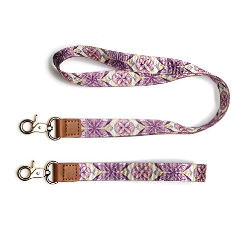 Cool Lanyards - Wristlet Strap and Neck Straps Lanyard Combo?Key Chain Holder?Hand Wrist Lanyard Key Chain Holder?Cool Neck Strap Key Chain Holder