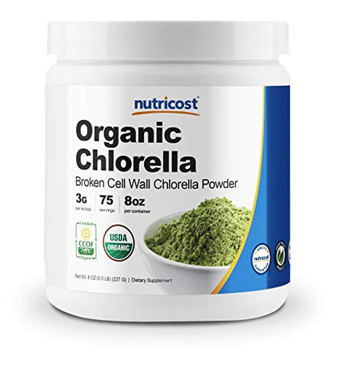 Nutricost Organic Chlorella Powder 8oz - 3000mg Per Serving - Non-GMO, Gluten Free Nutricost Organic Chlorella Powder 8oz - 3000mg Per Serving - Non-GMO, Gluten Free