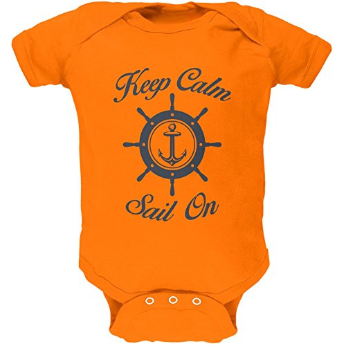 Sail On Orange Soft Baby One Piece - 18-24 Months
