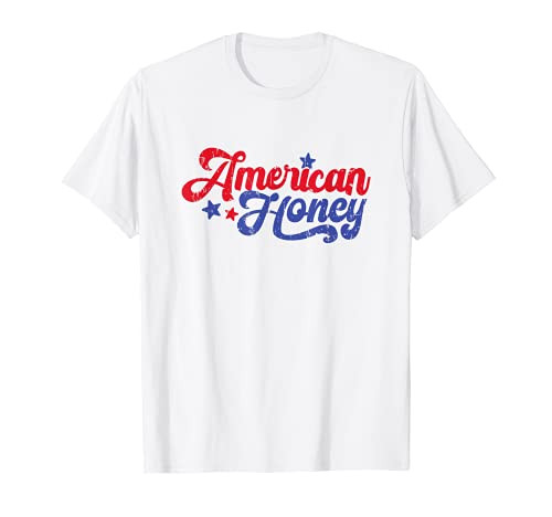 American Honey Patriot Western 4th Of July Independence T-Shirt
