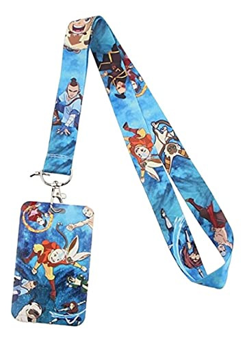 Avatar The Last Airbender Themed Lanyard w/ID Holder Keychain