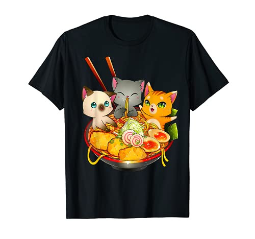 Ramen Cat Kawaii Neko Anime Otaku Cats Japanese Noodles Gift T-Shirt Ramen Cat Kawaii Neko Anime Otaku Cats Japanese Noodles Gift T-Shirt