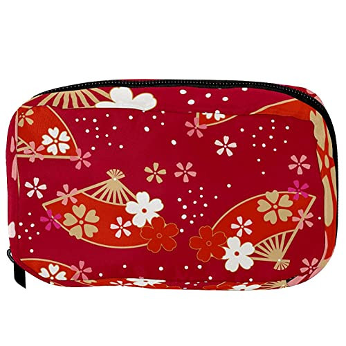 Inhomer Toiletry Bags for Women Red Japanese Travel Cosmetic Makeup Pouch Handy Pencil Cases Inhomer Toiletry Bags for Women Red Japanese Travel Cosmetic Makeup Pouch Handy Pencil Cases