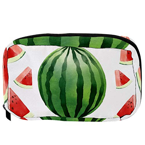 Inhomer Toiletry Bags for Women Black Wetermelon Travel Cosmetic Makeup Pouch Handy Pencil Cases Inhomer Toiletry Bags for Women Black Wetermelon Travel Cosmetic Makeup Pouch Handy Pencil Cases