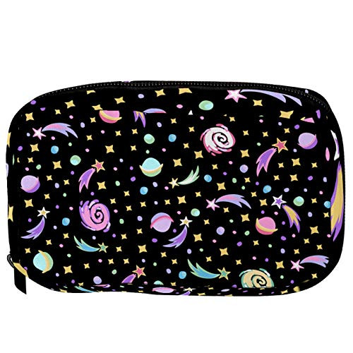 Inhomer Toiletry Bags for Women Simple Black Travel Cosmetic Makeup Pouch Handy Pencil Cases Inhomer Toiletry Bags for Women Simple Black Travel Cosmetic Makeup Pouch Handy Pencil Cases