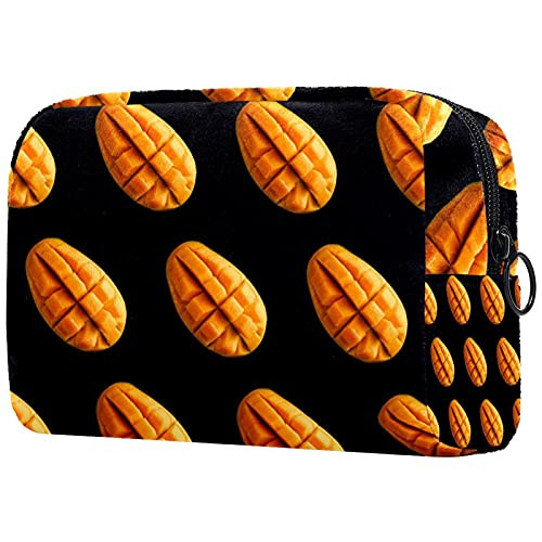 Mango Fruit Portable Makeup Bags Printed Cosmetic Bag,Cosmetic Bag for Women Travel Cosmetic Bag Makeup Pouch Bag Toiletry Bag