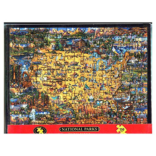 Dowdle Folk Art Wood Travel Jigsaw Puzzle National Parks (150 Piece) Dowdle Folk Art Wood Travel Jigsaw Puzzle National Parks (150 Piece)