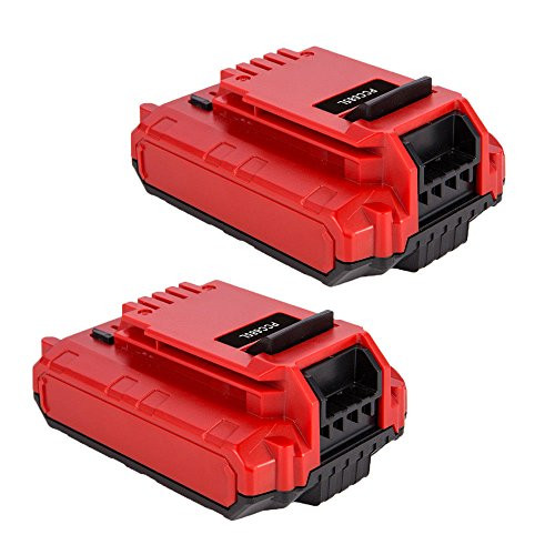 Masione 2 Pack 20-volt PCC680L Lithium Battery for Porter Cable PCC685L PCC682L PCC600 PCC640 Cordless Tools 20-volt MAX Lithium Ion 2.0-Amp Hour Pack Battery