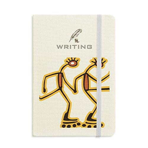 Egypt Figure Roller Skating Pattern Writing Notebook Classic Journal Diary A5