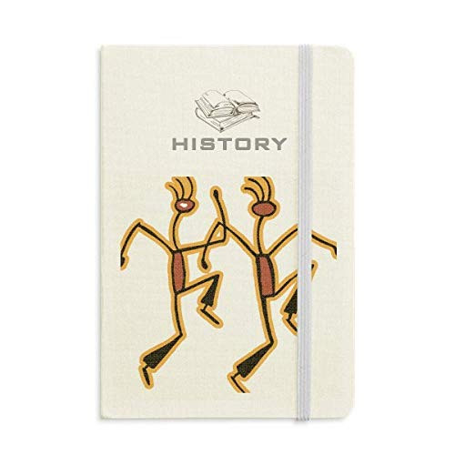 Egypt Figure Dancing Funny Pattern History Notebook Classic Journal Diary A5