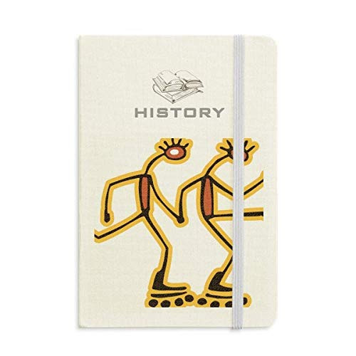 Egypt Figure Roller Skating Pattern History Notebook Classic Journal Diary A5