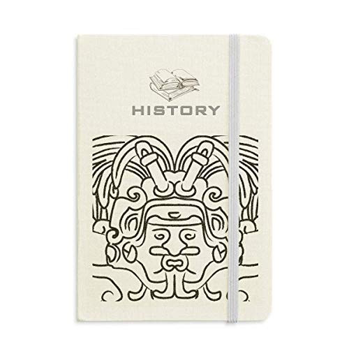 Egypt Figure Wings Fresco Asymmetric History Notebook Classic Journal Diary A5