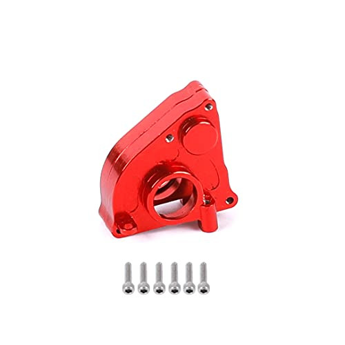 1/24 Aluminum Alloy Gearbox Housing Transmission case for Axial SCX24 RC Crawler Car -Red-
