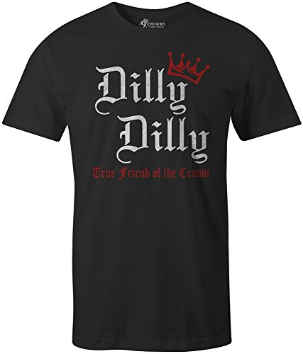 9 Crowns Tees Unisex Dilly Dilly Funny Beer Commercial T-Shirt-Black-Small