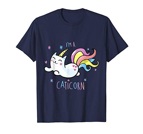 Caticorn Meowgical Rainbow T-shirt Cat Kittycorn Unicorn Tee T-Shirt