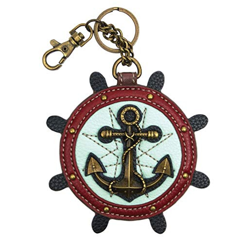 Chala Handbags Anchor Key Fob Coin Purse Chala Keychain