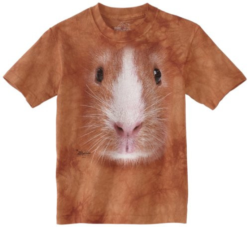 The Mountain Guinea Pig Face Child T-Shirt, Brown, Small The Mountain Guinea Pig Face Child T-Shirt, Brown, Small