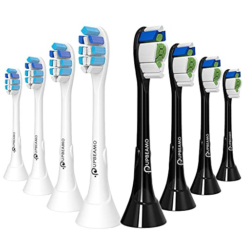 Replacement Toothbrush Heads Compatible with Philips Sonicare ProtectiveClean, EasyClean, HealthyWhite, FlexCare, 8 Pack Brush Heads for HX6064/95 Diamondclean Black and HX9034/65 Optimal Gum Health Kit Replacement Toothbrush Heads Compatible with Philips Sonicare ProtectiveClean, EasyClean, HealthyWhite, FlexCare, 8 Pack Brush Heads for HX6064/95 Diamondclean Black and HX9034/65 Optimal Gum Health Kit