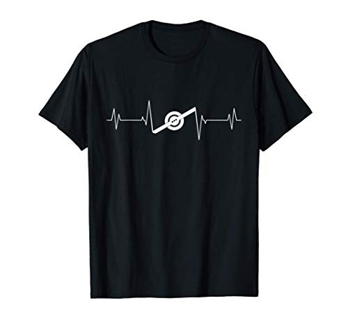 One Wheel Electric Skateboard Owner Heartbeat Love Gift T-Shirt