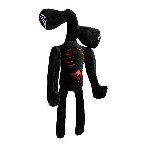 Siren Head Toy for Boys, Siren Head Plush Action Figure Kids/Game Fans Gift, 16 Inch Halloween Horrible Stuffed Plush Toy -Black-
