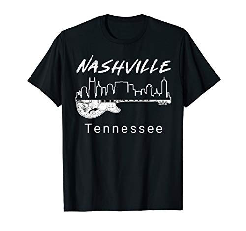 Souvenir Tee Shirts From Nashville Tn Guitar Nashville Gifts T-Shirt