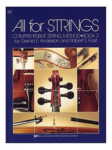 All For Strings Book 2 Violin. Partitions pour Ensemble d'ecole, Ensemble De Cordes, Violon