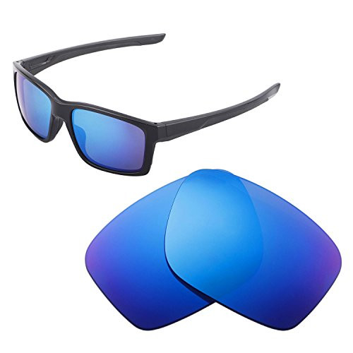 Walleva Replacement Lenses For Oakley Mainlink Sunglasses - Multiple Options available -Ice Blue - Polarized-