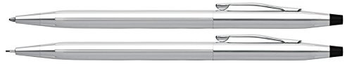 Cross Classic Century Lustrous Chrome Ballpoint Pen and 0.7mm Pencil