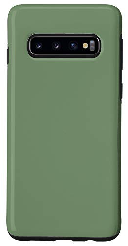 Galaxy S10 Matte Olive Green Case