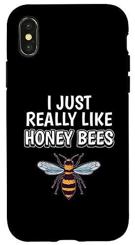 iPhone X/XS Bee Quote I Just Really Like Honey Bees Clothes Honey Bee Case