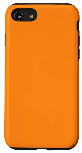 iPhone SE -2020- / 7 / 8 Matte Bright Orange Yellow Pattern AEJ027 Case
