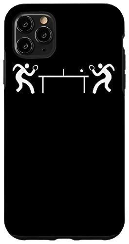 iPhone 11 Pro Max Ping Pong Table Tennis Stick Figures Pingpong Player Case