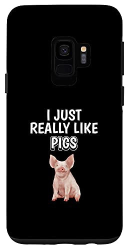 Galaxy S9 Piglet Quote I Just Really Like Pigs Clothes Pig Case