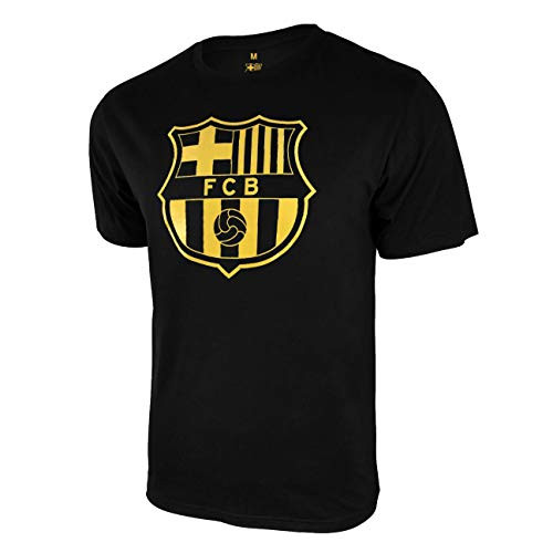 Icon Sports FC Barcelona Logo T-Shirt -Medium, Black-