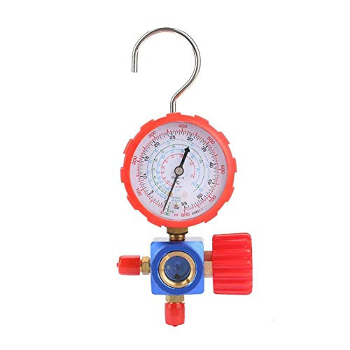Air Condition Manifold Gauge Manometer and  Valve 800psi 55kgf/cm² With Visual Mirror,Manifold Gauge Manometer and  Valve Air Conditioning Manometer