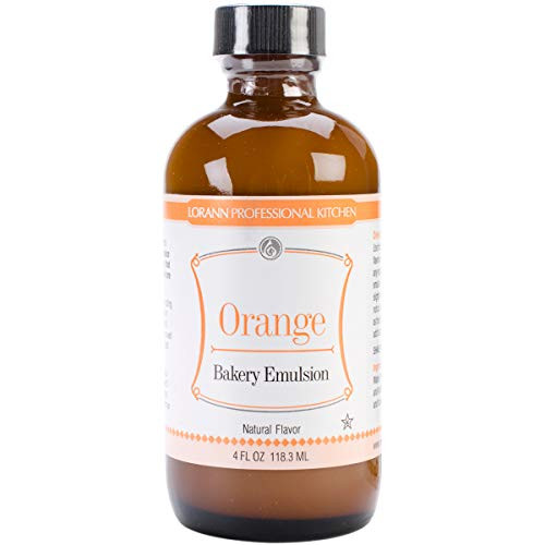 Bakery Emulsions Natural  and  Artificial Flavor 4oz-Orange
