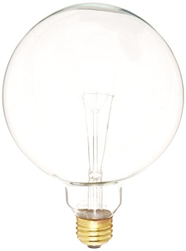 Bulbrite 861073 40 W Dimmable G40 Shape Incandescent Bulb (E26) Base with Medium Screw, 12 Pack Clear