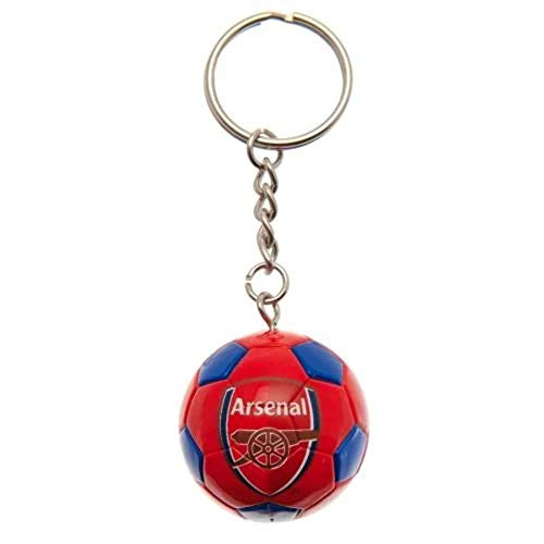 Arsenal FC Soccer Ball Keyring -One Size- -Red-