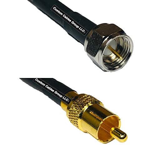 3 feet RG58 F Male to RCA Male RF Pigtail Coaxial Cable