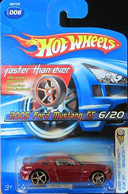 Hot Wheels Faster Than Ever 2005 Ford Mustang GT 6/20 006 REALISTIX Series Hot Wheels Faster Than Ever 2005 Ford Mustang GT 6/20 006 REALISTIX Series