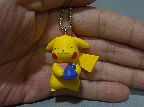 Pokemon Manpuku Pakupaku Part 2 Figure Swing Keychain~Pikachu