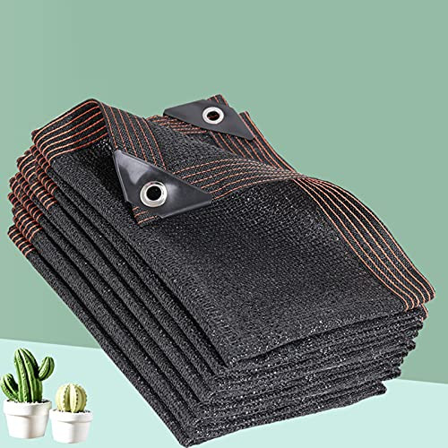 WWWRL Sunblock Shade Netting, Black Shade Mesh, Shade Cloth 90 percent, Encrypted Thickened, Shading, Heat Insulation, Humidity Reduction, Used in Greenhouses, Plants, Flowers, Fruit Coverings