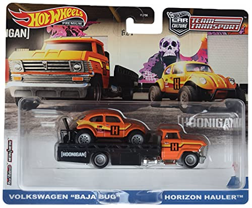 DieCast Hotwheels Team Transport Volkswagen Baja Bug, Horizon Hauler -31-